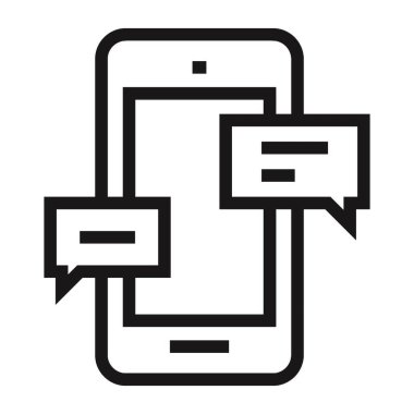 Çağdaş düz çizgi vektör çizim simgesi tasarım konsepti. Mobil cihazlar için simge ve web grafik. Düz çizgi sembolü, logo yaratıcı kavramı. Basit ve temiz düz çizgi piktogram