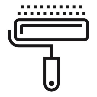 Çağdaş düz çizgi vektör çizim simgesi tasarım konsepti. Mobil cihazlar için simge ve web grafik. Düz çizgi sembolü, logo yaratıcı kavramı. Basit ve temiz düz çizgi piktogram