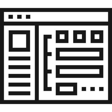 Çağdaş düz çizgi vektör çizim simgesi tasarım konsepti. Mobil cihazlar için simge ve web grafik. Düz çizgi sembolü, logo yaratıcı kavramı. Basit ve temiz düz çizgi piktogram