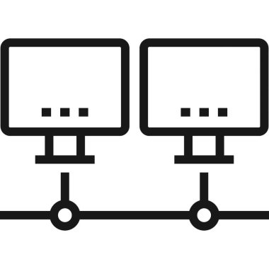 Çağdaş düz çizgi vektör çizim simgesi tasarım konsepti. Mobil cihazlar için simge ve web grafik. Düz çizgi sembolü, logo yaratıcı kavramı. Basit ve temiz düz çizgi piktogram
