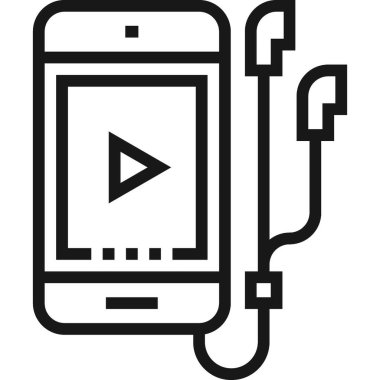 Çağdaş düz çizgi vektör çizim simgesi tasarım konsepti. Mobil cihazlar için simge ve web grafik. Düz çizgi sembolü, logo yaratıcı kavramı. Basit ve temiz düz çizgi piktogram