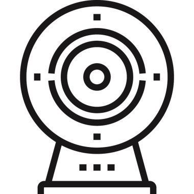 Çağdaş düz çizgi vektör çizim simgesi tasarım konsepti. Mobil cihazlar için simge ve web grafik. Düz çizgi sembolü, logo yaratıcı kavramı. Basit ve temiz düz çizgi piktogram