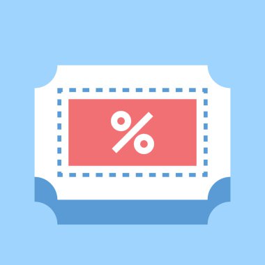 indirim düz tasarım konsepti tasarlamak vektör çizim.