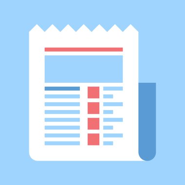 haber düz tasarım konsepti tasarlamak vektör çizim.