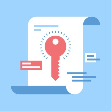 soyut vektör çizim keywording düz tasarım konsepti.