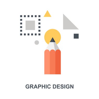 Vektör çizim grafik tasarım düz kavramı.