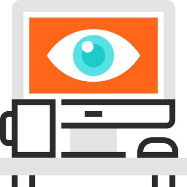 Modern düz vektör çizim simgesi tasarım konsepti. Mobil cihazlar için simge ve web grafik. Düz sembol, logo yaratıcı kavramı. Basit ve temiz düz piktogram