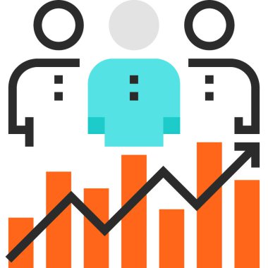 Modern düz vektör çizim simgesi tasarım konsepti. Mobil cihazlar için simge ve web grafik. Düz sembol, logo yaratıcı kavramı. Basit ve temiz düz piktogram