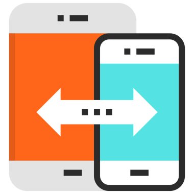 Çağdaş düz çizgi vektör çizim simgesi tasarım konsepti. Mobil cihazlar için simge ve web grafik. Düz çizgi sembolü, logo yaratıcı kavramı. Basit ve temiz düz çizgi piktogram