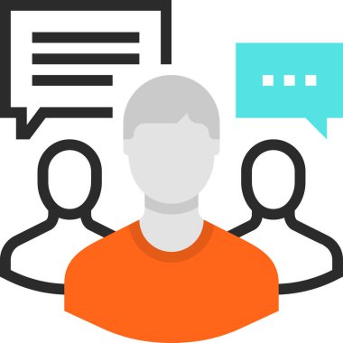 Çağdaş düz çizgi vektör çizim simgesi tasarım konsepti. Mobil cihazlar için simge ve web grafik. Düz çizgi sembolü, logo yaratıcı kavramı. Basit ve temiz düz çizgi piktogram