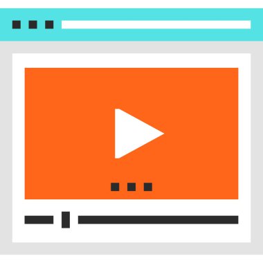 Modern düz vektör çizim simgesi tasarım konsepti. Mobil cihazlar için simge ve web grafik. Düz sembol, logo yaratıcı kavramı. Basit ve temiz düz piktogram