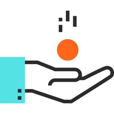 Modern düz vektör çizim simgesi tasarım konsepti. Mobil cihazlar için simge ve web grafik. Düz sembol, logo yaratıcı kavramı. Basit ve temiz düz piktogram