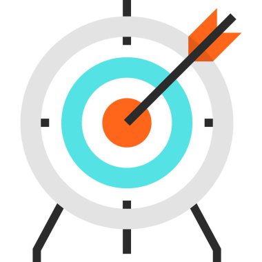 Modern düz vektör çizim simgesi tasarım konsepti. Mobil cihazlar için simge ve web grafik. Düz sembol, logo yaratıcı kavramı. Basit ve temiz düz piktogram