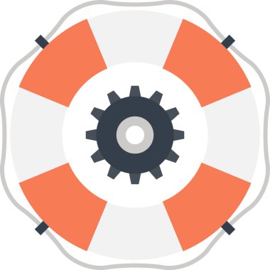 Teknik yardım düz tasarım konsepti vektör çizim.