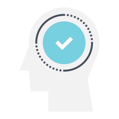 Başarı simgesi kavramı soyut vektör çizim