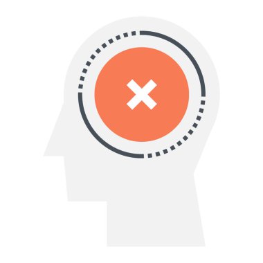 Hata simgesi kavramı soyut vektör çizim