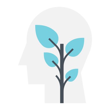 Ruhsal büyüme simgesi kavramı soyut vektör çizim