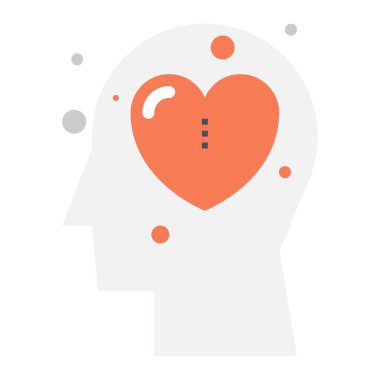 Duygu simgesi kavramı duygular simgesi kavramı soyut vektör çizim