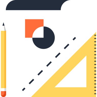 Düz tasarım konsepti çizim vektör çizim.