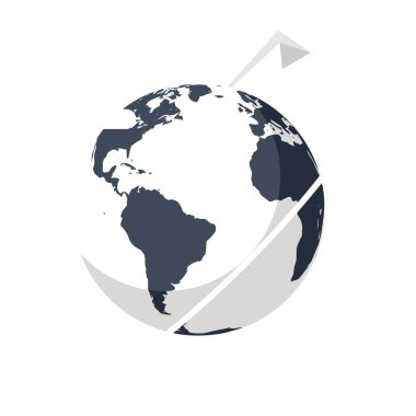 Vektör çizim başlangıç düz tasarım konsepti.