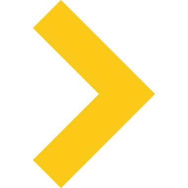 Basit düz ok simgesinin vektör illüstrasyonu