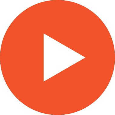 Basit düz ok simgesinin vektör illüstrasyonu