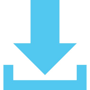 Basit düz ok simgesinin vektör illüstrasyonu