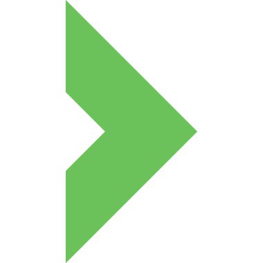 Basit düz ok simgesinin vektör illüstrasyonu