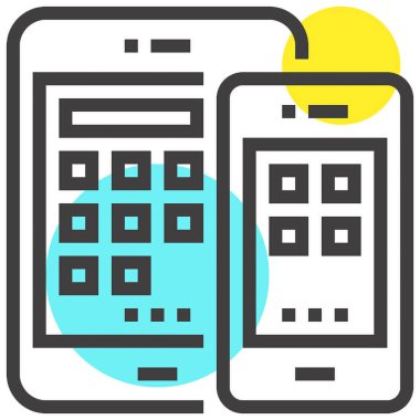 Modern spot çizgisi vektör illüstrasyon ikonu tasarımı konsepti. Mobil ve web grafikleri için simge. Düz çizgi sembolü, logo yaratıcı konsept. Basit ve temiz düz çizgi piktogramı