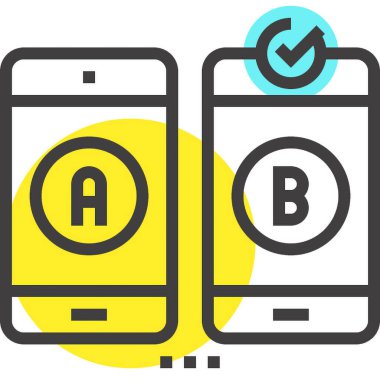 Modern spot çizgisi vektör illüstrasyon ikonu tasarımı konsepti. Mobil ve web grafikleri için simge. Düz çizgi sembolü, logo yaratıcı konsept. Basit ve temiz düz çizgi piktogramı