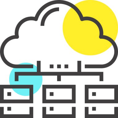 Modern spot çizgisi vektör illüstrasyon ikonu tasarımı konsepti. Mobil ve web grafikleri için simge. Düz çizgi sembolü, logo yaratıcı konsept. Basit ve temiz düz çizgi piktogramı