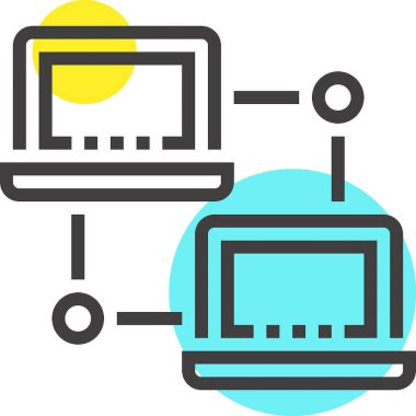 Modern spot çizgisi vektör illüstrasyon ikonu tasarımı konsepti. Mobil ve web grafikleri için simge. Düz çizgi sembolü, logo yaratıcı konsept. Basit ve temiz düz çizgi piktogramı