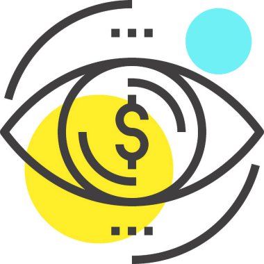 Modern spot çizgisi vektör illüstrasyon ikonu tasarımı konsepti. Mobil ve web grafikleri için simge. Düz çizgi sembolü, logo yaratıcı konsept. Basit ve temiz düz çizgi piktogramı