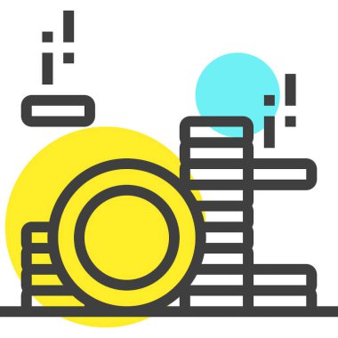 Modern spot çizgisi vektör illüstrasyon ikonu tasarımı konsepti. Mobil ve web grafikleri için simge. Düz çizgi sembolü, logo yaratıcı konsept. Basit ve temiz düz çizgi piktogramı