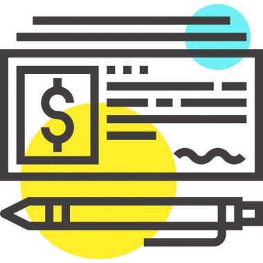 Modern spot çizgisi vektör illüstrasyon ikonu tasarımı konsepti. Mobil ve web grafikleri için simge. Düz çizgi sembolü, logo yaratıcı konsept. Basit ve temiz düz çizgi piktogramı