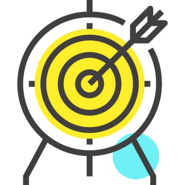 Modern spot çizgisi vektör illüstrasyon ikonu tasarımı konsepti. Mobil ve web grafikleri için simge. Düz çizgi sembolü, logo yaratıcı konsept. Basit ve temiz düz çizgi piktogramı