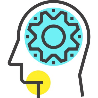 Modern spot çizgisi vektör illüstrasyon ikonu tasarımı konsepti. Mobil ve web grafikleri için simge. Düz çizgi sembolü, logo yaratıcı konsept. Basit ve temiz düz çizgi piktogramı