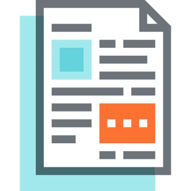 Çağdaş düz çizgi vektör çizim simgesi tasarım konsepti. Mobil cihazlar için simge ve web grafik. Düz çizgi sembolü, logo yaratıcı kavramı. Basit ve temiz düz çizgi piktogram