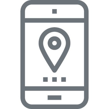 Çağdaş düz çizgi vektör çizim simgesi tasarım konsepti. Mobil cihazlar için simge ve web grafik. Düz çizgi sembolü, logo yaratıcı kavramı. Basit ve temiz düz çizgi piktogram