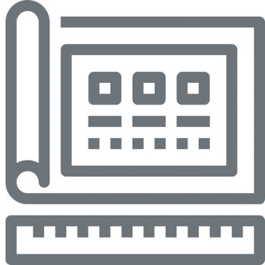 Çağdaş düz çizgi vektör çizim simgesi tasarım konsepti. Mobil cihazlar için simge ve web grafik. Düz çizgi sembolü, logo yaratıcı kavramı. Basit ve temiz düz çizgi piktogram