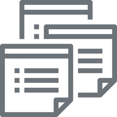 Çağdaş düz çizgi vektör çizim simgesi tasarım konsepti. Mobil cihazlar için simge ve web grafik. Düz çizgi sembolü, logo yaratıcı kavramı. Basit ve temiz düz çizgi piktogram