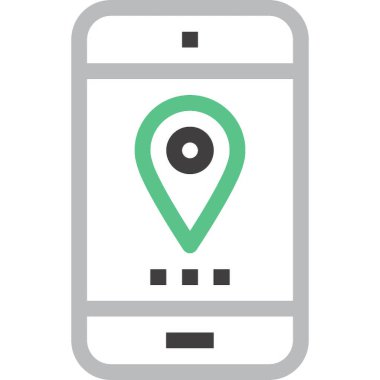 Çağdaş düz çizgi vektör çizim simgesi tasarım konsepti. Mobil cihazlar için simge ve web grafik. Düz çizgi sembolü, logo yaratıcı kavramı. Basit ve temiz düz çizgi piktogram