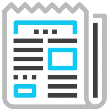 Çağdaş düz çizgi vektör çizim simgesi tasarım konsepti. Mobil cihazlar için simge ve web grafik. Düz çizgi sembolü, logo yaratıcı kavramı. Basit ve temiz düz çizgi piktogram