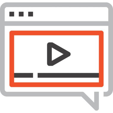 Çağdaş düz çizgi vektör çizim simgesi tasarım konsepti. Mobil cihazlar için simge ve web grafik. Düz çizgi sembolü, logo yaratıcı kavramı. Basit ve temiz düz çizgi piktogram