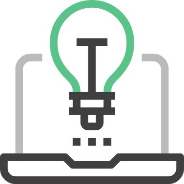 Çağdaş düz çizgi vektör çizim simgesi tasarım konsepti. Mobil cihazlar için simge ve web grafik. Düz çizgi sembolü, logo yaratıcı kavramı. Basit ve temiz düz çizgi piktogram