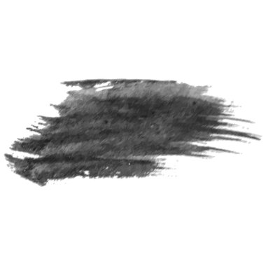 Vektör suluboya fırça darbesi. El çizimi tasarım ögesi beyaz arkaplanda izole edildi