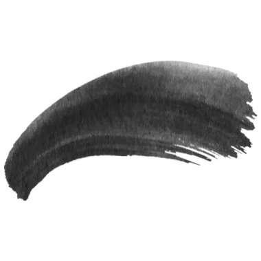 Vektör suluboya fırça darbesi. El çizimi tasarım ögesi beyaz arkaplanda izole edildi