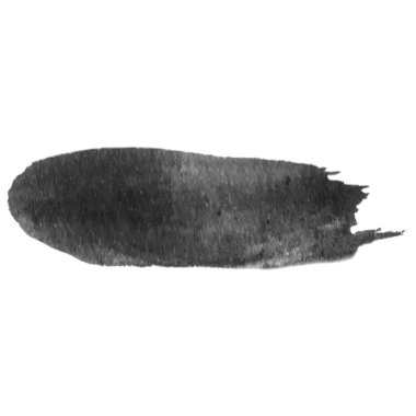 Vektör suluboya fırça darbesi. El çizimi tasarım ögesi beyaz arkaplanda izole edildi