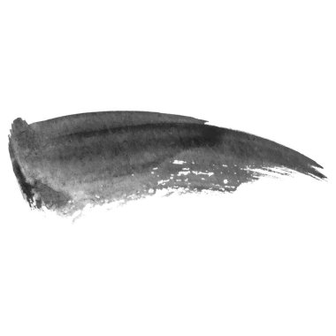 Vektör suluboya fırça darbesi. El çizimi tasarım ögesi beyaz arkaplanda izole edildi