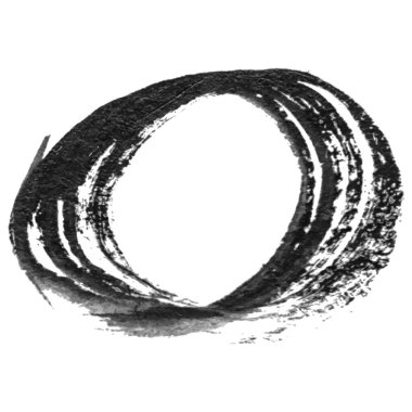 Vektör suluboya fırça darbesi. El çizimi tasarım ögesi beyaz arkaplanda izole edildi